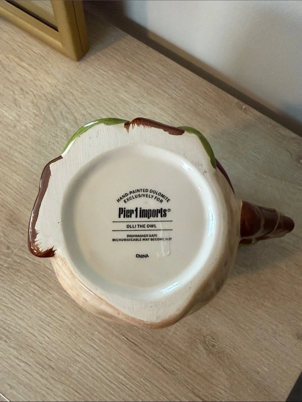 Pier 1 Owl Mug